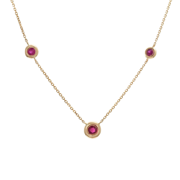 Colored Stone Necklace Erica DelGardo Jewelry Designs Houston, TX