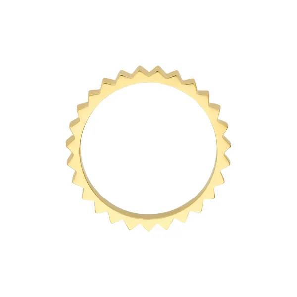 14KY Fluted Band Ring Size 7 Image 3 Erica DelGardo Jewelry Designs Houston, TX
