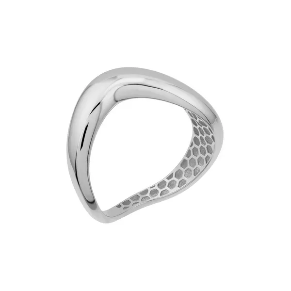 14KW Swirl Band Ring Image 2 Erica DelGardo Jewelry Designs Houston, TX