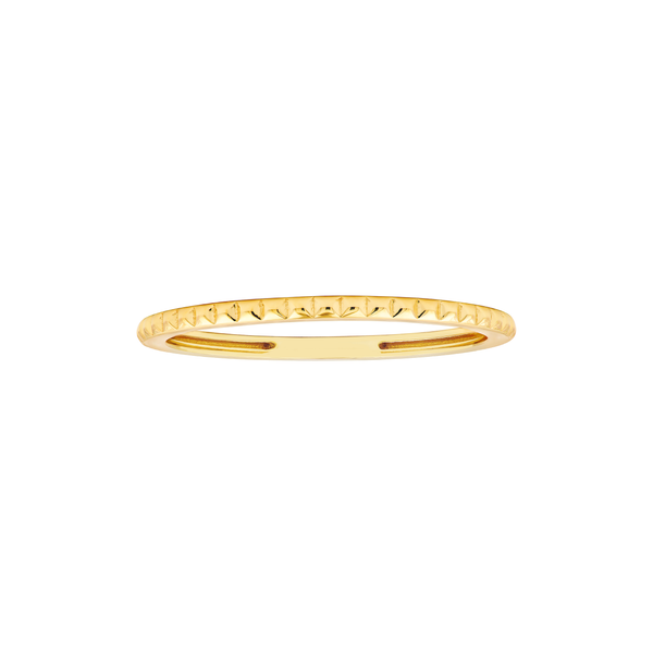 Gold (No Stones) Ring Erica DelGardo Jewelry Designs Houston, TX