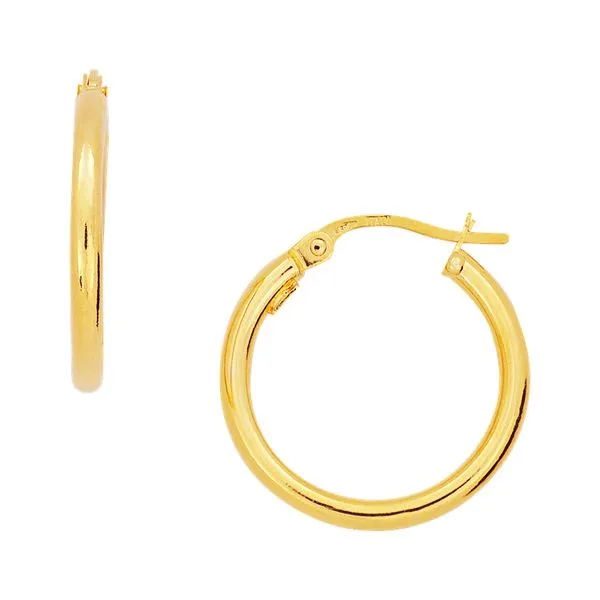 14KY 15mm Hoops Erica DelGardo Jewelry Designs Houston, TX