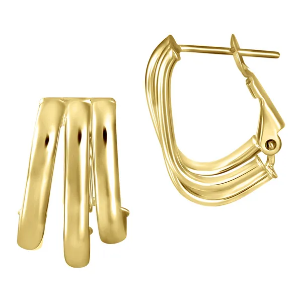 Gold (No Stones) Earring Erica DelGardo Jewelry Designs Houston, TX