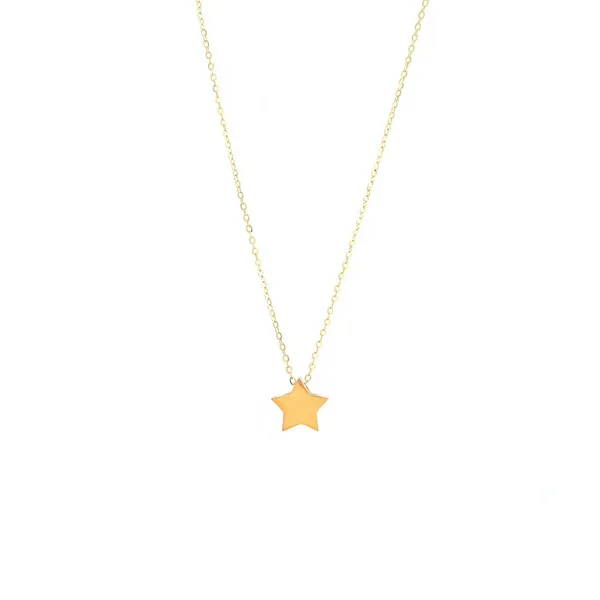 14KY Star Pendant Necklace Erica DelGardo Jewelry Designs Houston, TX