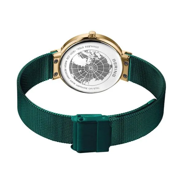 Classic | Polished Gold | Teal Strap Image 5 Erica DelGardo Jewelry Designs Houston, TX