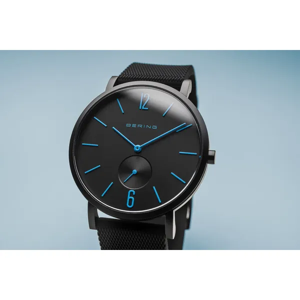 True Aurora | Matte Black | Blue Accents Image 2 Erica DelGardo Jewelry Designs Houston, TX