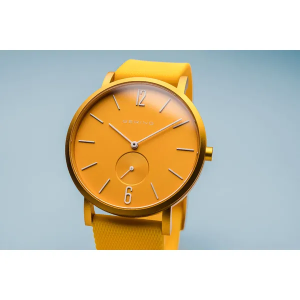 True Aurora | Matte Yellow | White Accents | Two Dial Image 4 Erica DelGardo Jewelry Designs Houston, TX