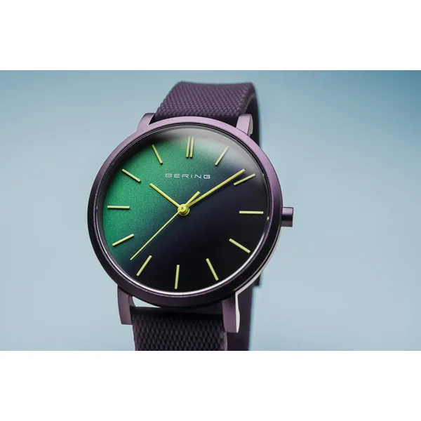 True Aurora | Matte Purple | Purple/Green Split Dial Image 3 Erica DelGardo Jewelry Designs Houston, TX