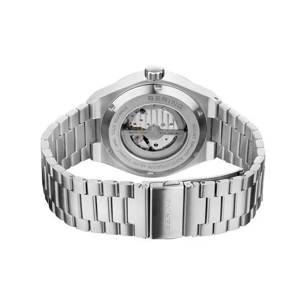 Automatic | Brushed Silver | Blue Dial | 41mm Image 2 Erica DelGardo Jewelry Designs Houston, TX