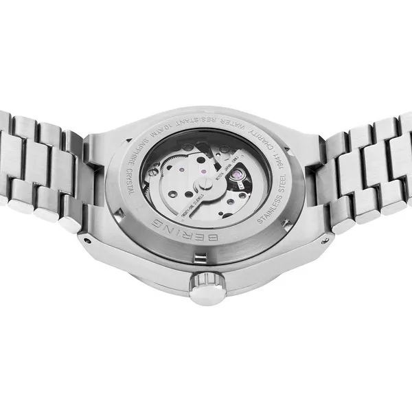 Automatic | Brushed Silver | Blue Dial | 41mm Image 3 Erica DelGardo Jewelry Designs Houston, TX