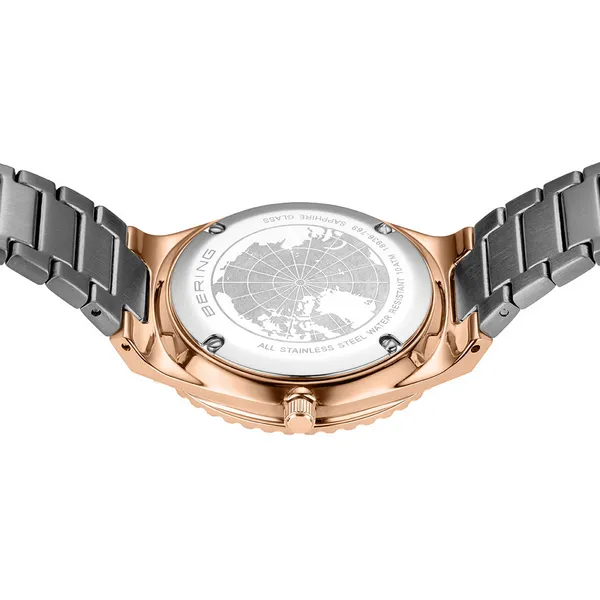 Classic | Polished/Brushed Rose Gold | Grey Dial | 36mm Image 3 Erica DelGardo Jewelry Designs Houston, TX