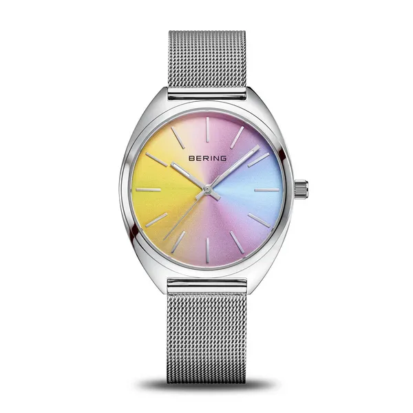 Classic | polished silver | Multi color dial | 36mm Image 2 Erica DelGardo Jewelry Designs Houston, TX