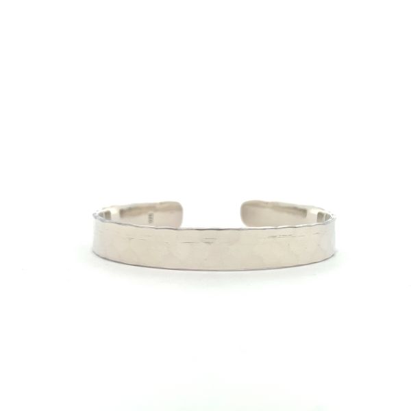 Sterling Silver 9mm Hammered Bangle Erica DelGardo Jewelry Designs Houston, TX