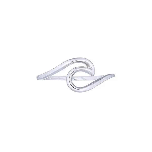 Sterling Silver Wave Ring Image 2 Erica DelGardo Jewelry Designs Houston, TX