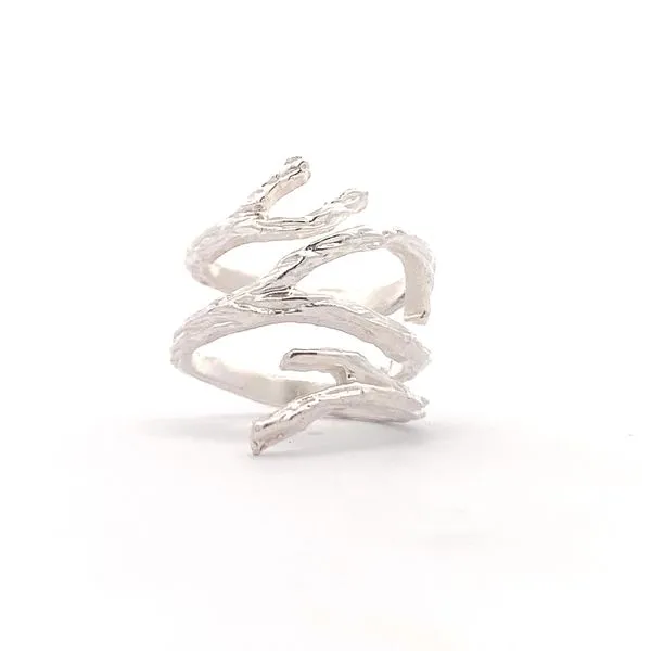 Sterling Silver Wraparound Tree Branch Ring Erica DelGardo Jewelry Designs Houston, TX