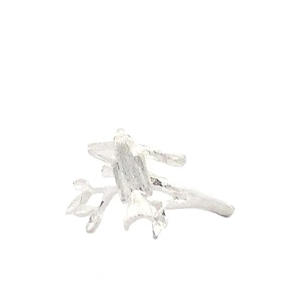 Sterling Silver Small Bird on Branch Ring Erica DelGardo Jewelry Designs Houston, TX