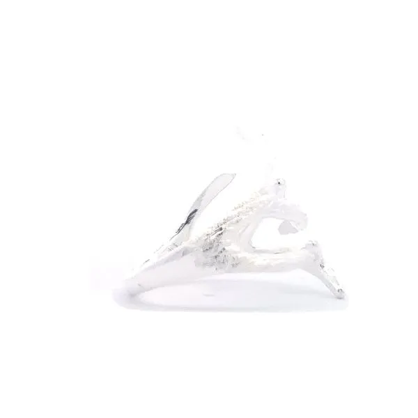 Sterling Silver Medium Antler Ring Image 4 Erica DelGardo Jewelry Designs Houston, TX