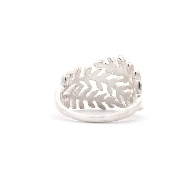 Sterling Silver Fern Ring Image 4 Erica DelGardo Jewelry Designs Houston, TX