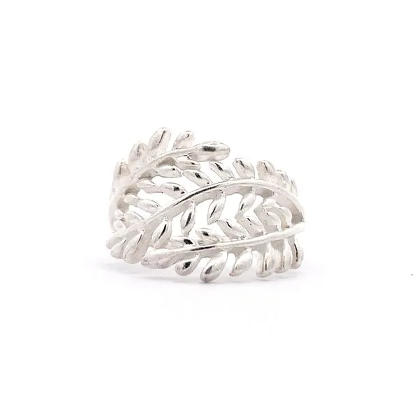 Sterling Silver Fern Ring Erica DelGardo Jewelry Designs Houston, TX