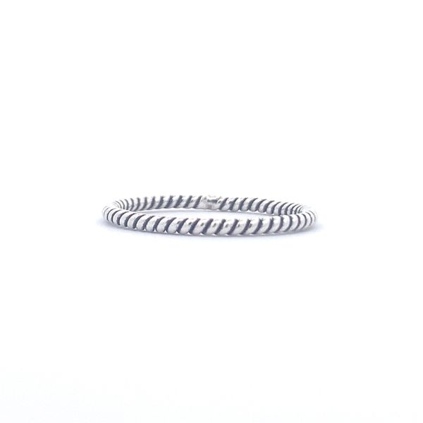 Sterling Silver Thin Rope Ring Erica DelGardo Jewelry Designs Houston, TX