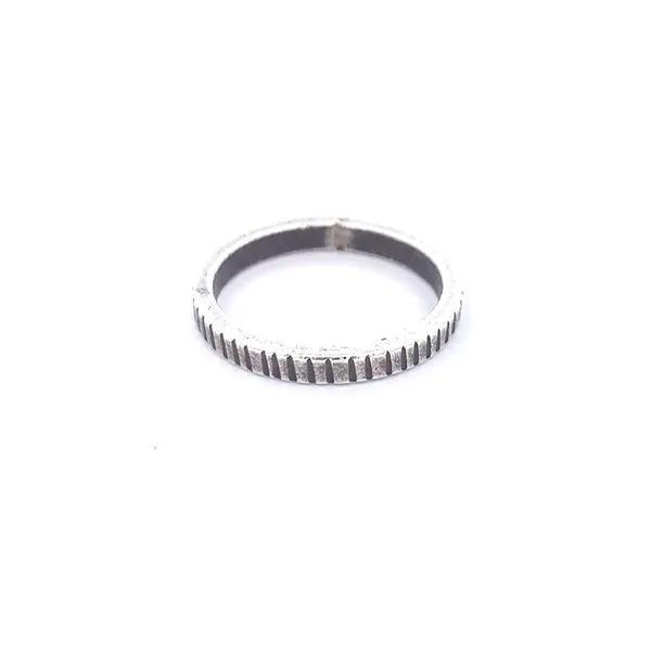Sterling Silver Ring w/ Vertical Lines Image 2 Erica DelGardo Jewelry Designs Houston, TX