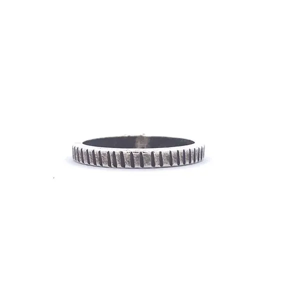 Sterling Silver Ring w/ Vertical Lines Erica DelGardo Jewelry Designs Houston, TX
