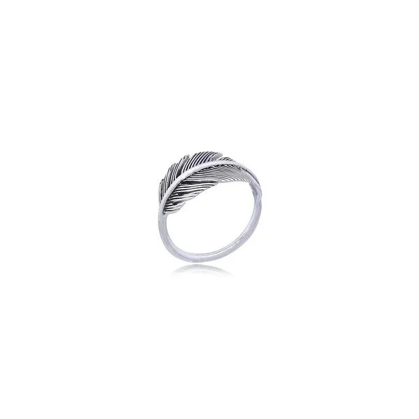 S.S. Feather Ring Erica DelGardo Jewelry Designs Houston, TX