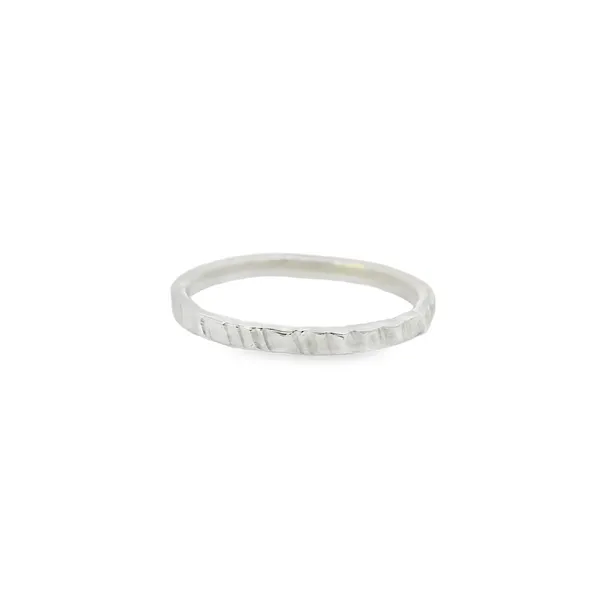 Sterling Silver Textured Thin Ring Erica DelGardo Jewelry Designs Houston, TX