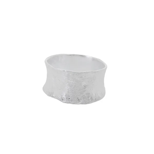Sterling Silver Thick Textured Band Erica DelGardo Jewelry Designs Houston, TX