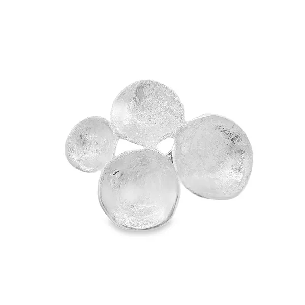 Sterling Silver Large Multi Cup Ring Erica DelGardo Jewelry Designs Houston, TX