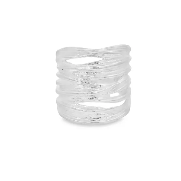 Sterling Silver Large Multi Strand Ring Erica DelGardo Jewelry Designs Houston, TX