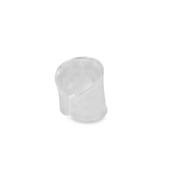 Sterling Silver Wide Satin Ring Image 2 Erica DelGardo Jewelry Designs Houston, TX