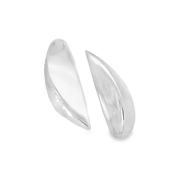 Sterling Silver Satin Geometric Open Ring Erica DelGardo Jewelry Designs Houston, TX