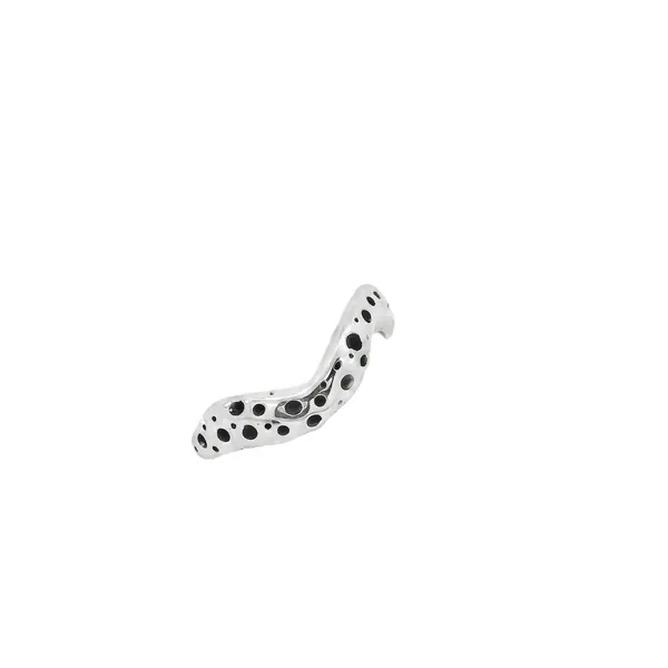 Sterling Silver Hand Carved Freeform Wavy Ring Sz. 7.25 Image 3 Erica DelGardo Jewelry Designs Houston, TX