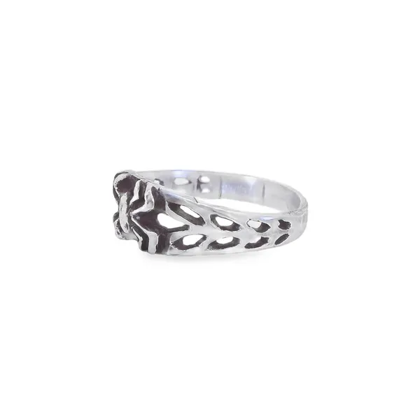 Sterling Silver Hand Carved Spider Ring Sz. 7.75 Image 3 Erica DelGardo Jewelry Designs Houston, TX