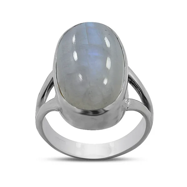 S.S. Rainbow Moonstone Ring Erica DelGardo Jewelry Designs Houston, TX