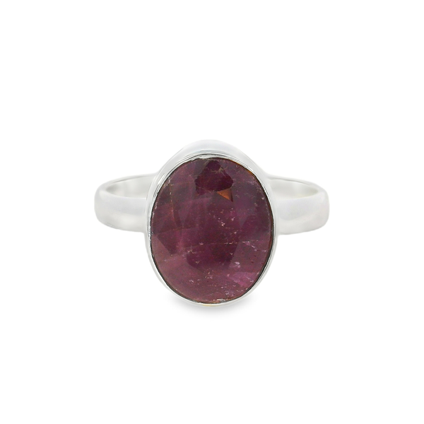 Sterling Silver Natural Ruby Ring - Size 7.5 Erica DelGardo Jewelry Designs Houston, TX