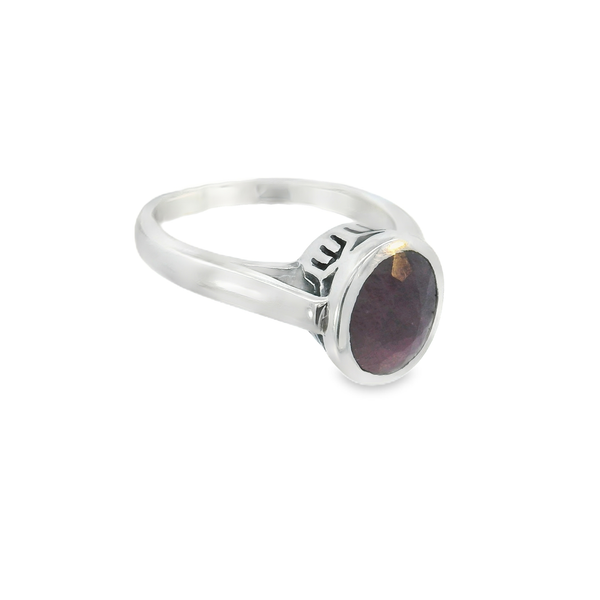 Steling Silver Natural Ruby Ring - Size 7 Erica DelGardo Jewelry Designs Houston, TX