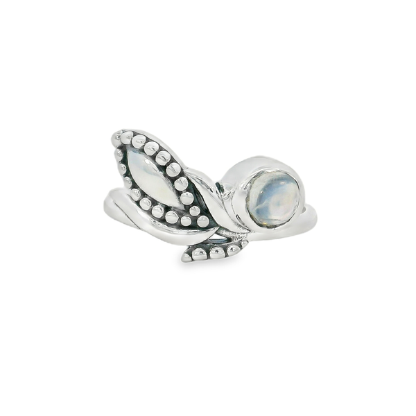 Sterling Silver Rainbow Moonstone Ring - Size 7.25 Erica DelGardo Jewelry Designs Houston, TX