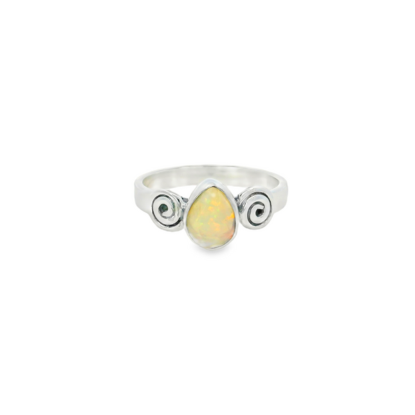 S.S. Natural Ethiopian Opal Ring - Size 9 Erica DelGardo Jewelry Designs Houston, TX