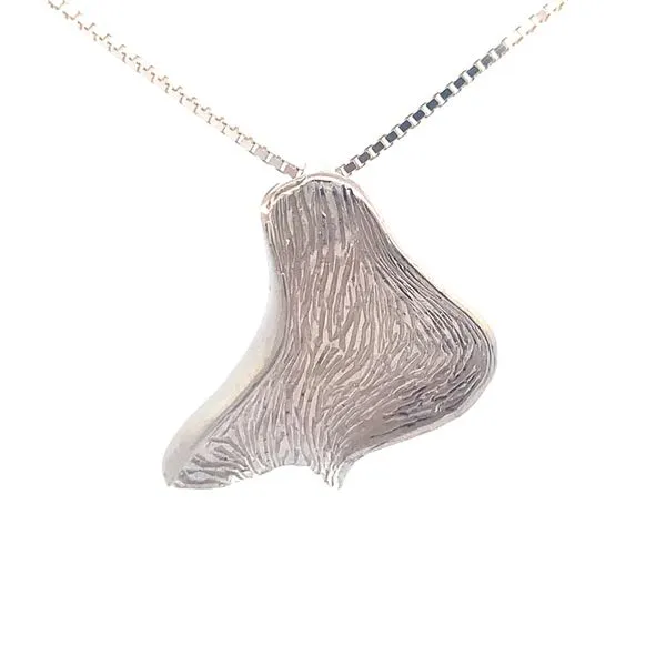 Sterling Silver Curled Tree Trunk Pendant Erica DelGardo Jewelry Designs Houston, TX