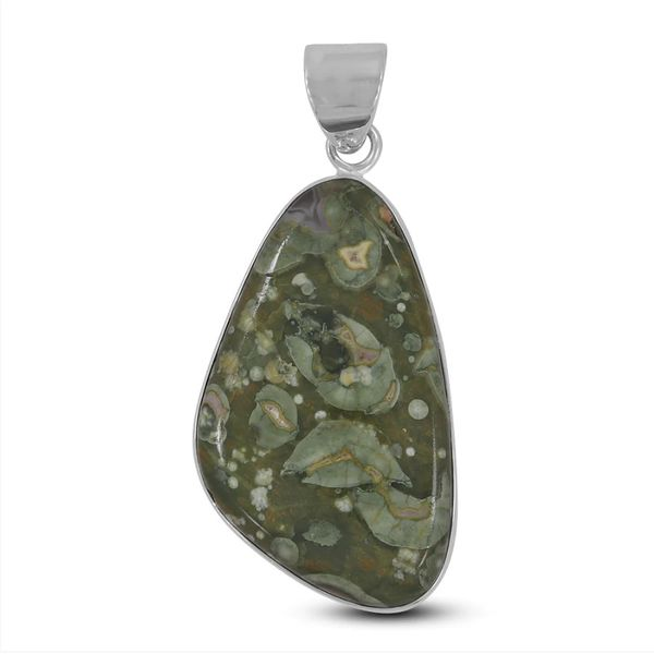 S.S. Rainforest Jasper Pendant Erica DelGardo Jewelry Designs Houston, TX