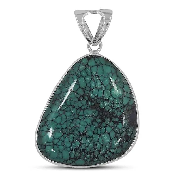 S.S. Tibetan Turquoise Pendant Erica DelGardo Jewelry Designs Houston, TX