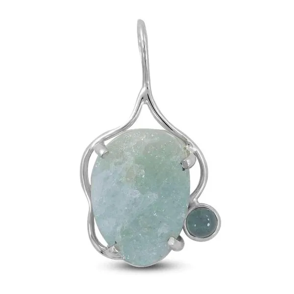 S.S. Aquamarine Pendant Erica DelGardo Jewelry Designs Houston, TX