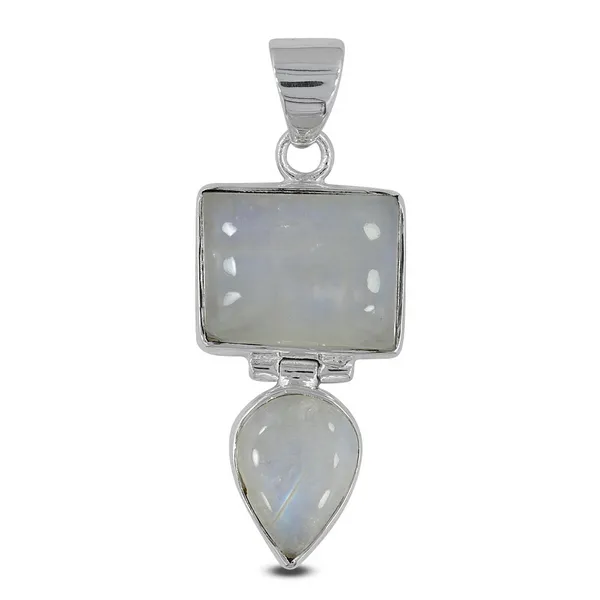 S.S. Rainbow Moonstone Pendant Erica DelGardo Jewelry Designs Houston, TX
