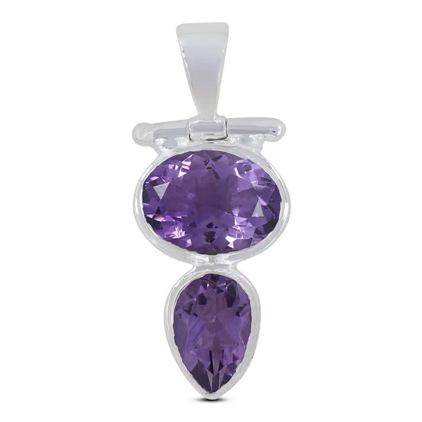 Sterling Silver Amethyst Pendant Erica DelGardo Jewelry Designs Houston, TX