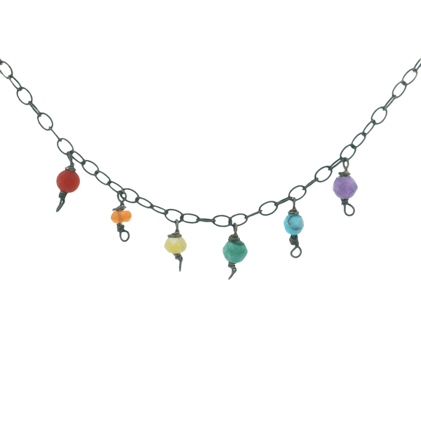 Silver Necklace w/ Stone Erica DelGardo Jewelry Designs Houston, TX