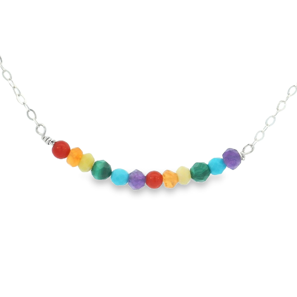 Silver Necklace w/ Stone Erica DelGardo Jewelry Designs Houston, TX