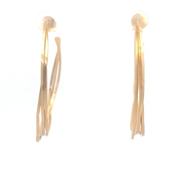 Sterling Silver GP Large Braided 3/4 Hoops Image 5 Erica DelGardo Jewelry Designs Houston, TX