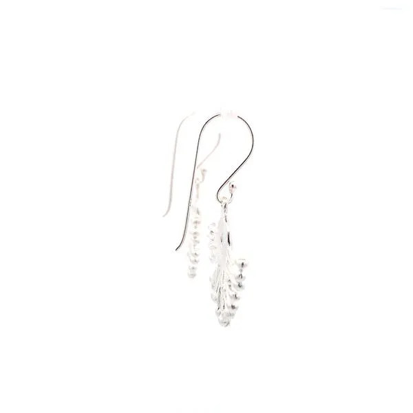 Sterling Silver Anemone Earrings Image 5 Erica DelGardo Jewelry Designs Houston, TX
