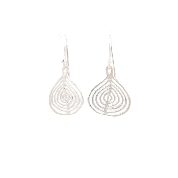 Sterling Silver Swirl Maze Earrings Erica DelGardo Jewelry Designs Houston, TX